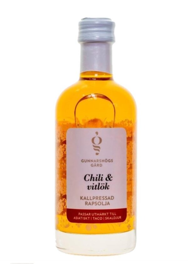 Gunnarshögs Rapsolja Chili och vitlök 250 ml