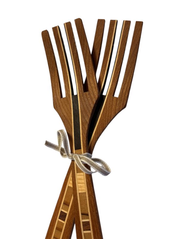 Salladsbestick Stora Beige