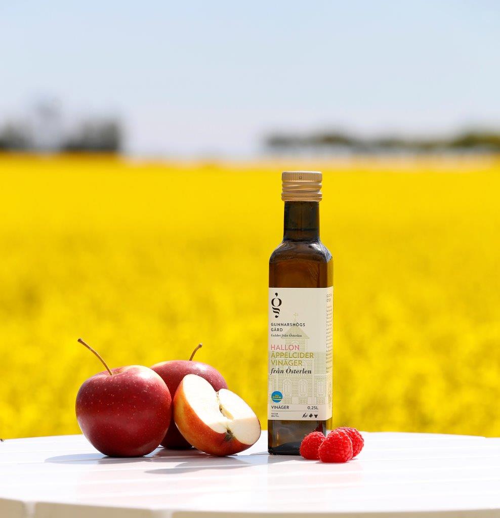 Äppelcidervinäger Hallon 250 ml